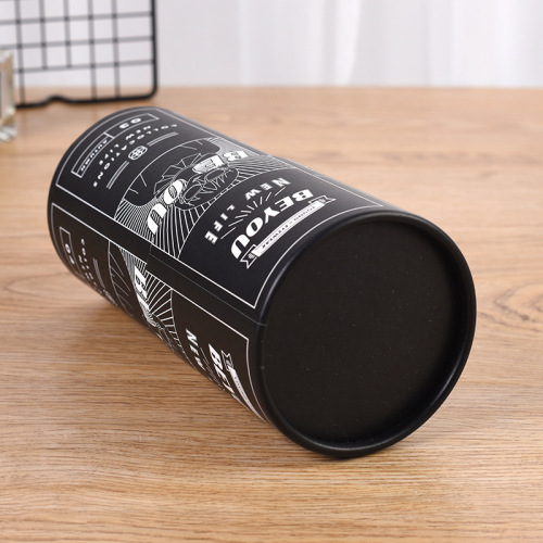 Essential Oil Packaging Custom Coated Black Paper Tube