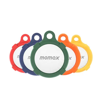 MOMAX Airtag Anti-Loss Positioning Tracker Protective Cover - Silicone Rubber Waterproof Shell