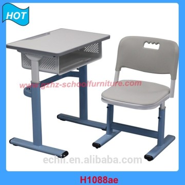 School Furniture Adjustable Student Study Table And Chair Set