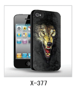 Wolf Iphone Case With 3d Picture,pc Case Rubber Coated,multiple Colors Available 