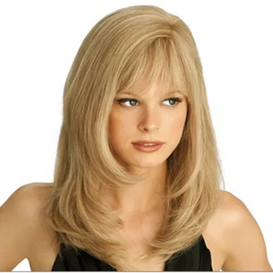 Cheap Price Stock Blonde Color Remy Human Hair Full Lace Wigs for Whoelsale