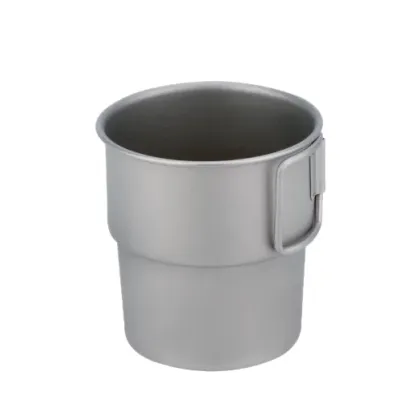 Premium Lightweight & Durable Titanium Camping Coffee Cup
