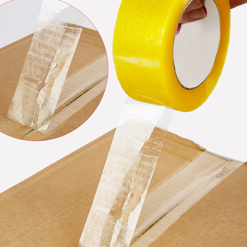 Multipurpose packaging tape transparent and colorless