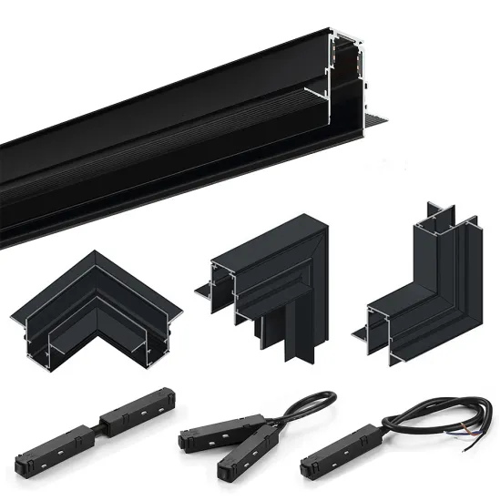 Magnetic Track Lighting Kit: 1.5M Recessed Magnet LED Strip with 48V Power Supply