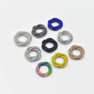High-Quality Crystal Rhinestone Trim: Enhancing Women's Shoes with Diamond Rope and Hoodie Chains