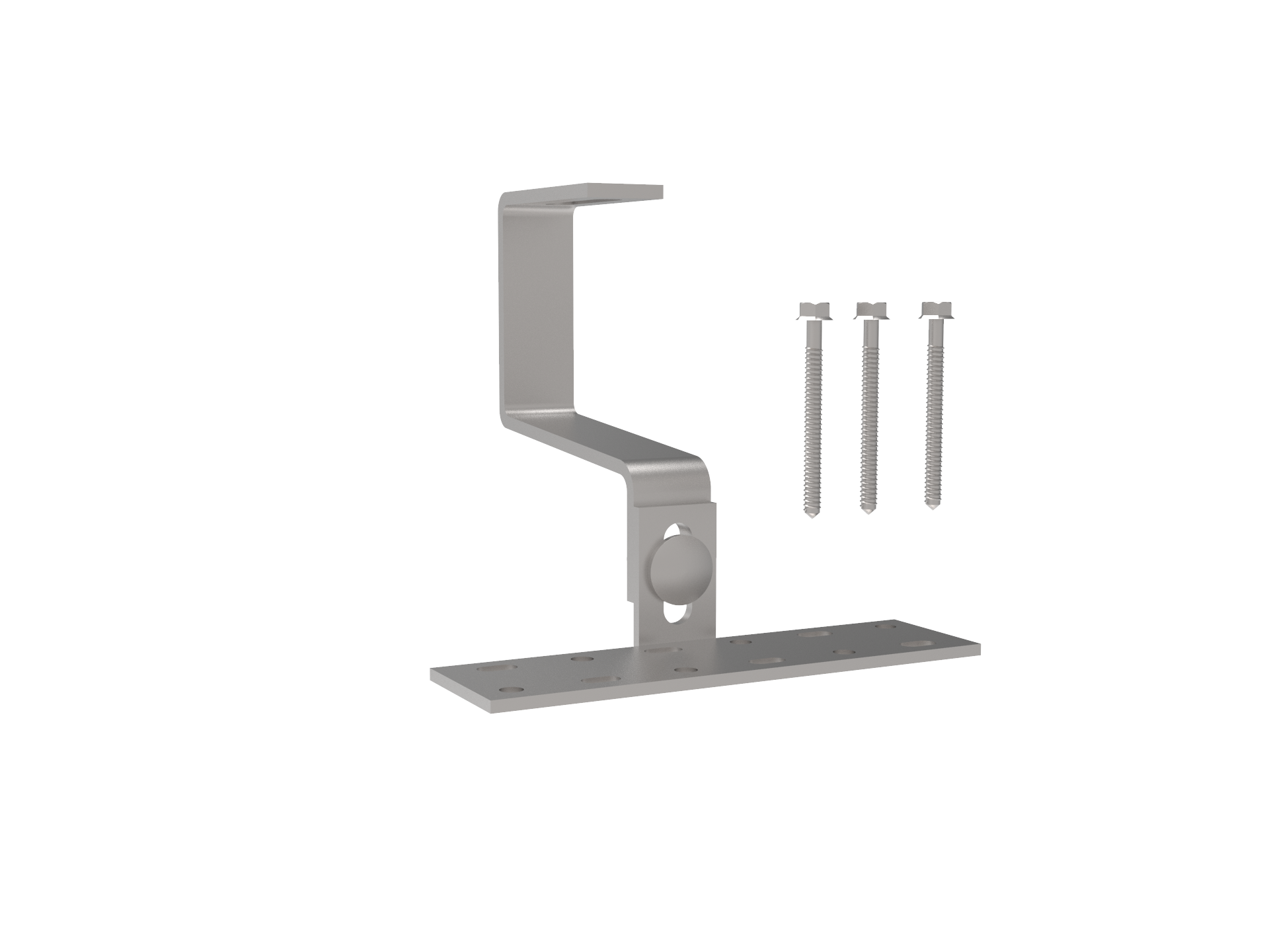 Flat bending hook component adjustable type