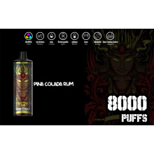 Caneta vape descartável de 8000PUFFs de alta qualidade