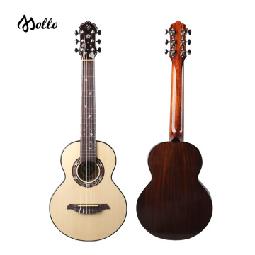 Chitarra acustica folk di marca classica piena di legno