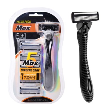 Factory Direct Five-Blade Disposable Razor for Men