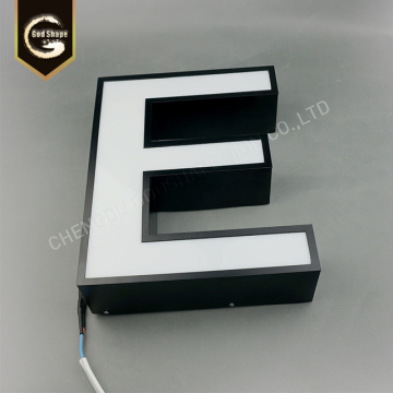 Personalized Custom Wall Mounted Front Light 3D Letter