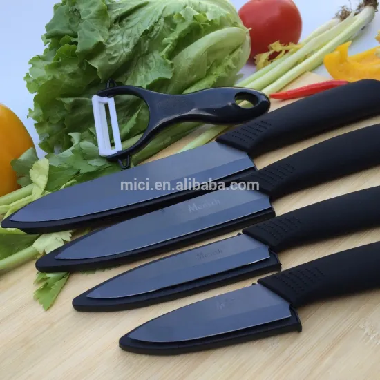 Hot sale 5pcs ceramic knives set with stand
