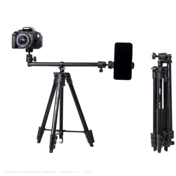 Jmary KP2207 Crossshaft Mobile Phone Crossbar Overhead Shooting Tripod Extension Rod Landing Bracket
