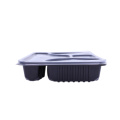 Compartment disposable food takeaway plastic box