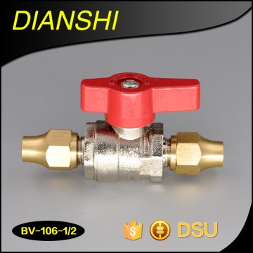 1/4 " 3/8 " 1/2 inch brass high pressure gas ball valve