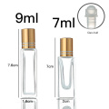 Rullo di olio essenziale di vetro da 7 ml da 9 ml su bottiglia