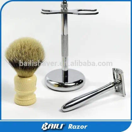 Silver Color Shaving Stands / Shaving Brush And Razor Stand / Merkur Safety Razor Shaving Stand