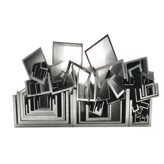 6Mm U Channel Aluminium Profile for Glass Railing - 30X60 U Profil Aluminium Tube at Good Price