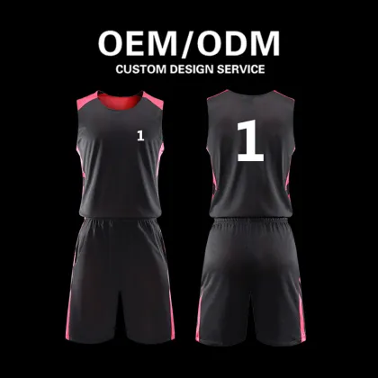 Latest Reversible Basketball Uniform Jersey Sets Design Embroidery Plus Size Basketball Jersey Dresses Basketball Jersey Custom