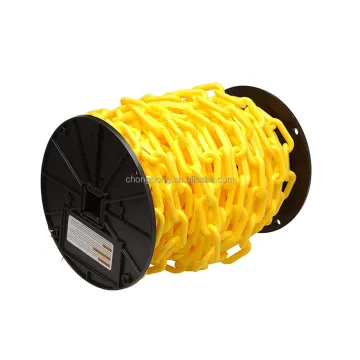 PE Road Safety Traffic Warning Signal: 50m Plastic Link Chain Barrier