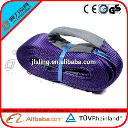 qingyuan webbing lifting sling polyester lifting belt