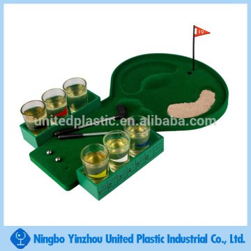 Golf shot drinking game set