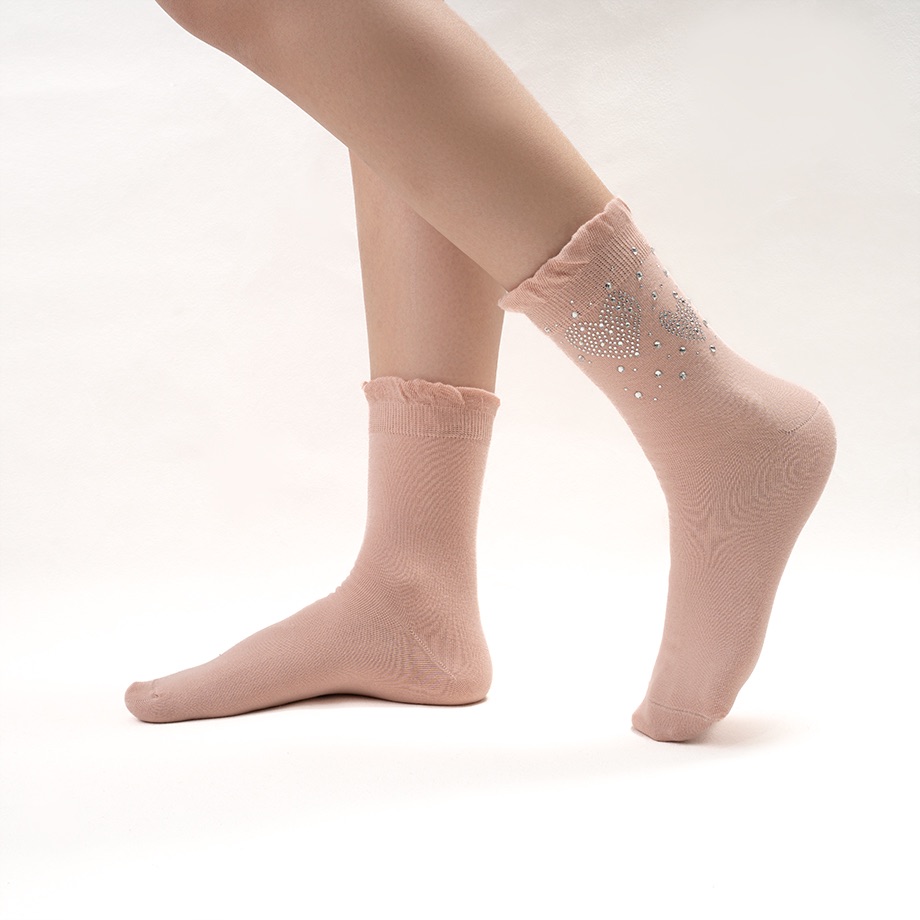 Алмазныя вышытыя жаночыя панчохі