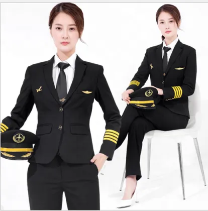 High quality airline pilot flying suit uniform custom airlines uniforms