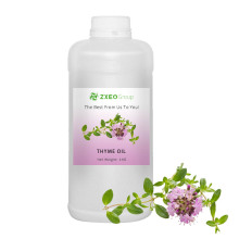 Bulla al por mayor al por mayor 100% de tomillo orgánico puro precio esencial para el aceite para el cuidado de jabón aromaterapia de 10 ml oem/ODM