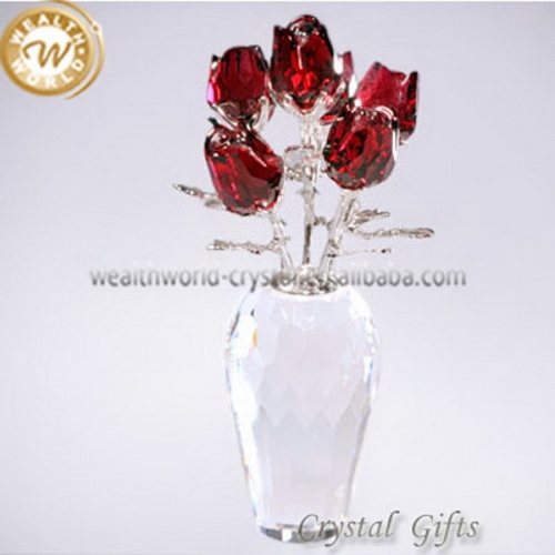 Quality new coming crystal flower wedding gift souvenir