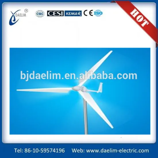 Top value Daelim 50kw chinese wind generator