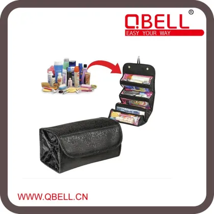 Oxford Cheap Roll-N-Go Travel Pouch Cosmetic Organizer Bag