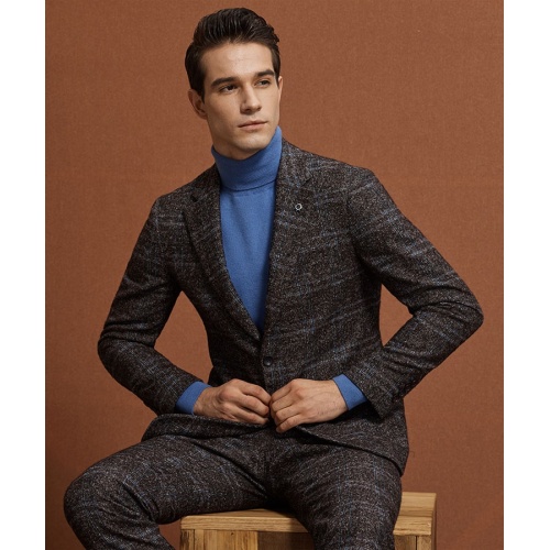 High-End Men's Single Breasted Wool Track Suit