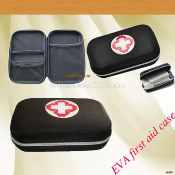 first aid kit case of custom eva first aid kits bag with zipper and custom logo of first aid kits box with mesh pocket and desig