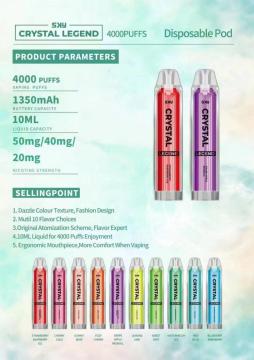 SKY CRYSTAL LEGEND 4000 Puffs Disposable Vape