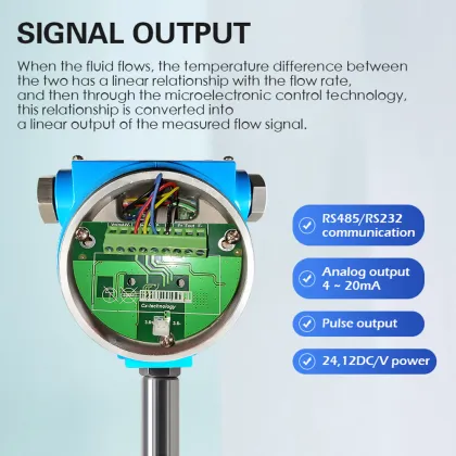 Integrated Vortex Flow Meter for Industrial Gases, Compressed Air, and Steam with Temperature and Pressure Compensation
