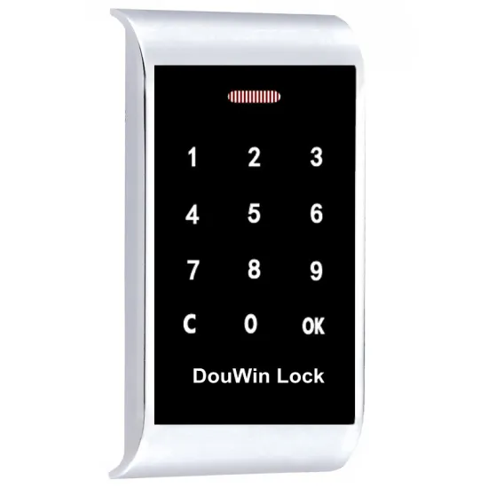 Touch Screen Electronic Locker Lock with Pin Password for Spa and Gym