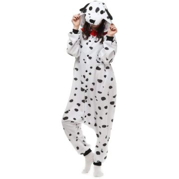 Unisex dalmatisch onesie dieren cosplay kostuum