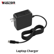 Adaptador de energia do carregador de laptop Type C Tipo C de 65W