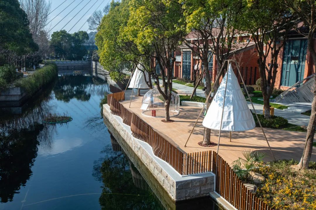 bamboo decking for park