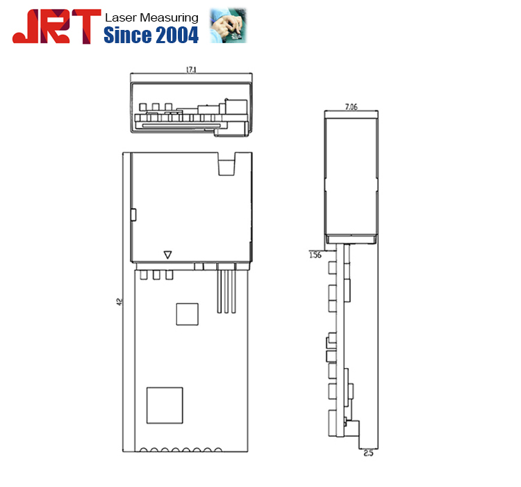 10m Distance Transducers Diagram