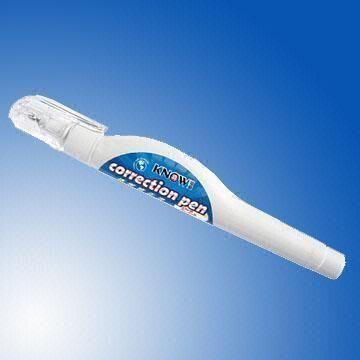 7mL Metal Tip Nontoxic Correction Pen with Comfortable Handle in Unique Shape Design
