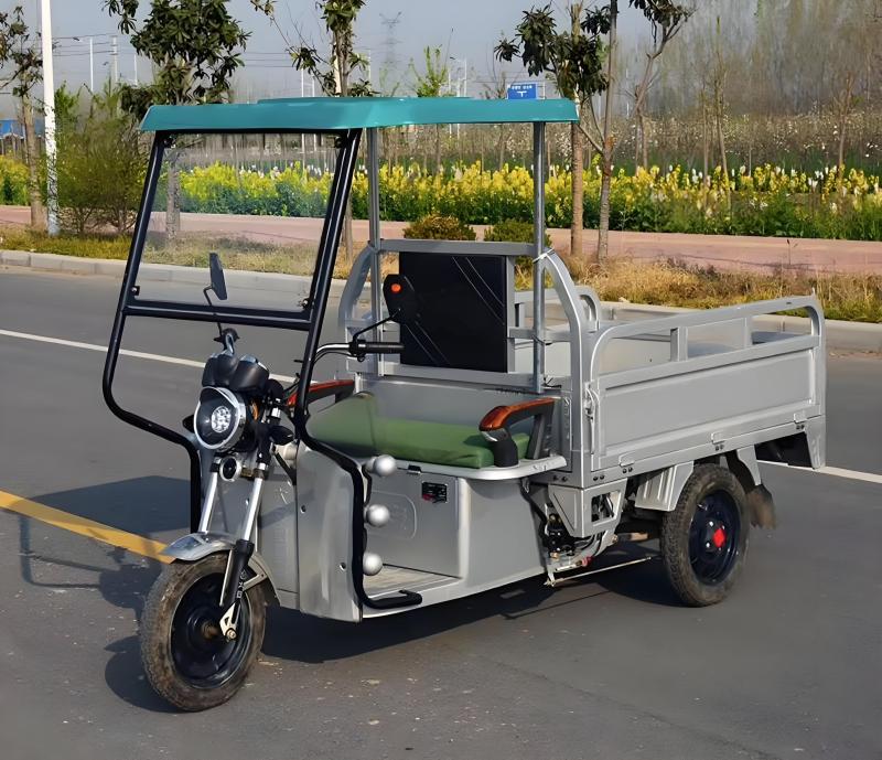 Sunshade canopy cargo tricycle
