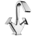 Double lever sink mixer tap