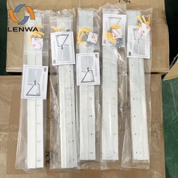 LENWA ALUMINIUM Mirror Hanging Kit - Bunnings NZ Metal French Cleat for Cabinets and Headboards