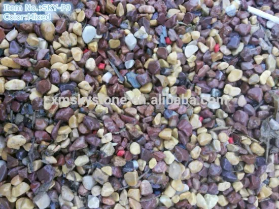 Nanjing Natural Good Quality Polished Multiple Color Gravel Pebble Stone