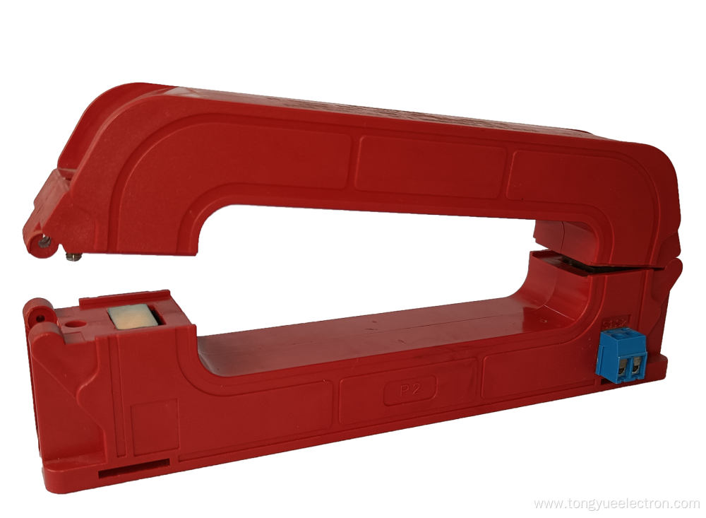 Open zero sequence current transformer