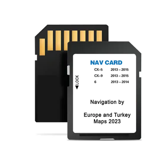 Custom Logo SD Card 8GB/16GB/32GB for Mazda CX-5 Car GPS Navigation - Europe