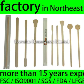 Wooden Coffee Stirrers, Birch Wood Coffee Stir Stick