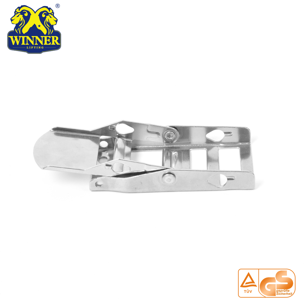 Steel White Zinc Overcenter Buckles Webbing Buckle