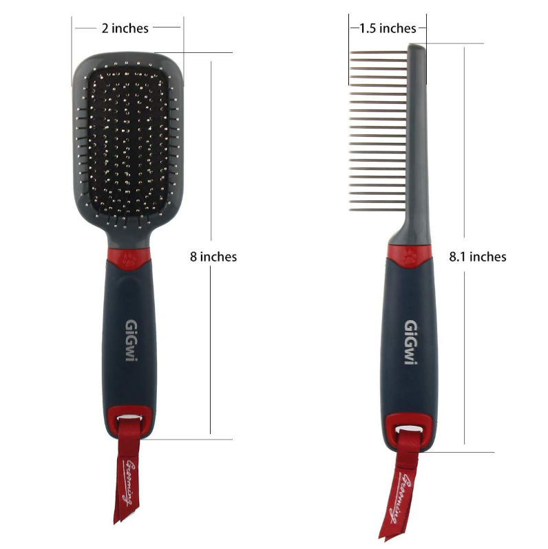 Detangling-Dog Comb and Brush Set